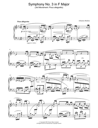 Symphony No. 3 in F Major (3rd movement: Poco allegretto)