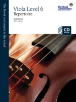 Book cover for Viola Repertoire 6