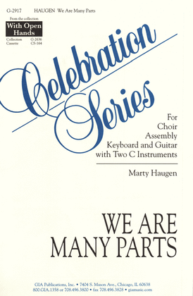 Book cover for We Are Many Parts - Haugen