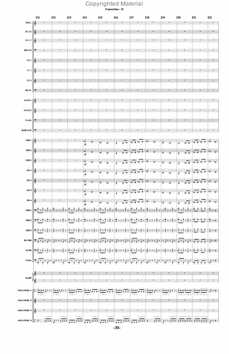 Concertino for 4 Percussion image number null