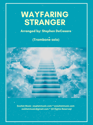 Book cover for Wayfaring Stranger (Trombone solo and Piano)