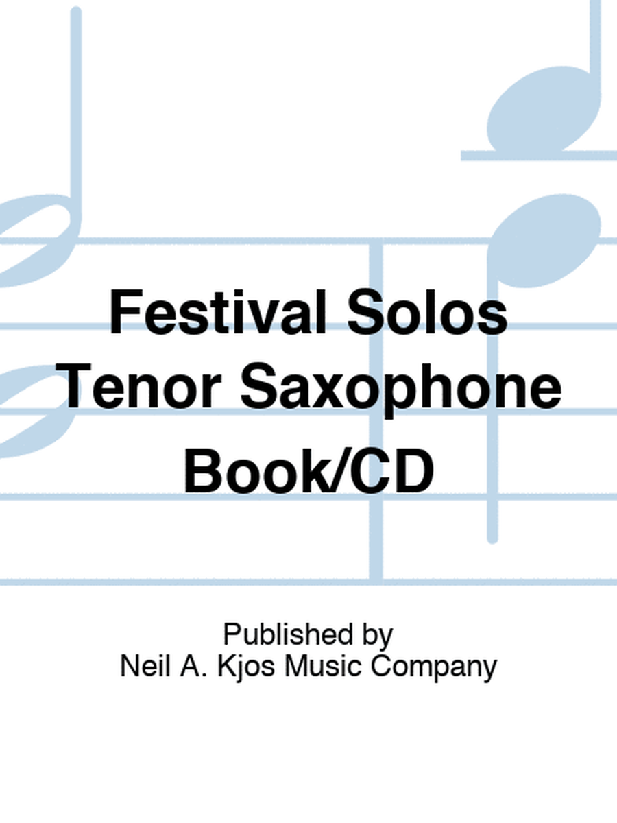 Festival Solos Tenor Saxophone Book/CD