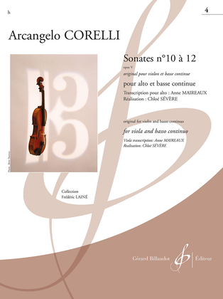 Book cover for Sonates No. 10 à 12