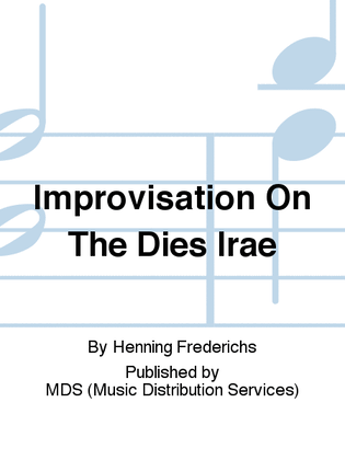 Book cover for Improvisation on the Dies Irae