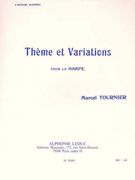 Theme et Variations pour la Harpe