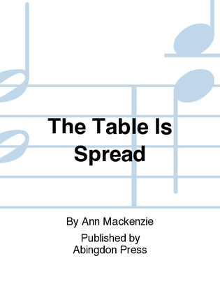 Book cover for The Table Is Spread