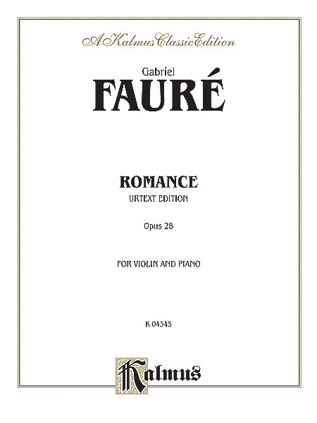 Romance, Op. 28 (Urtext)