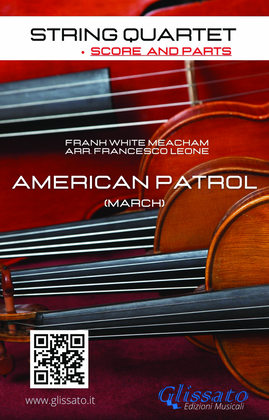 Book cover for String Quartet: American Patrol (parts and score)
