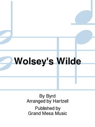 Book cover for Wolsey's Wilde