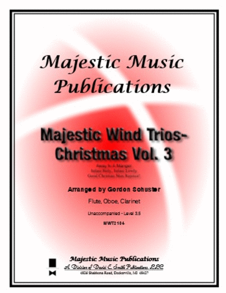 Majestic Wind Trios - Christmas, Volume 3