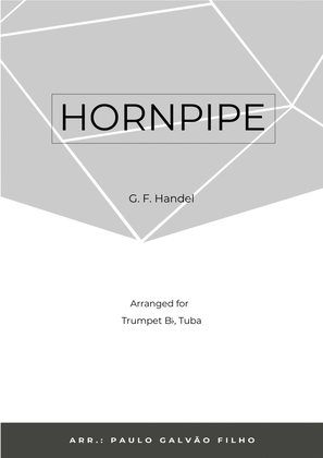 Book cover for HORNPIPE - HANDEL - TRUMPET & TUBA