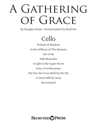 Book cover for A Gathering of Grace - Cello