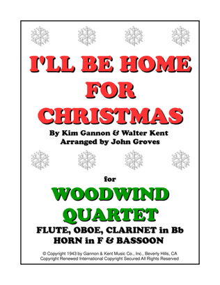 Book cover for I'll Be Home For Christmas