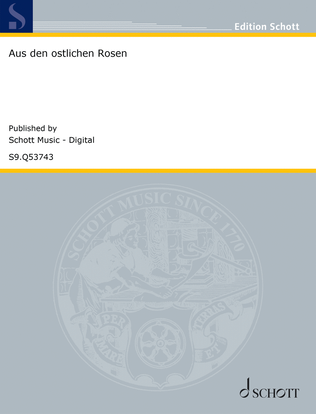 Book cover for Aus den östlichen Rosen