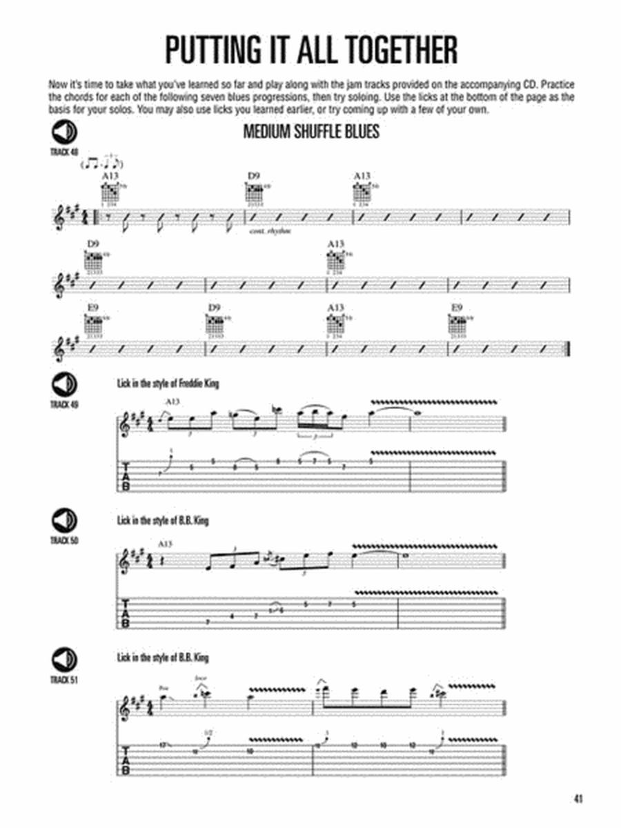 Hal Leonard Guitar Method – Blues Guitar by Greg Koch Electric Guitar - Sheet Music