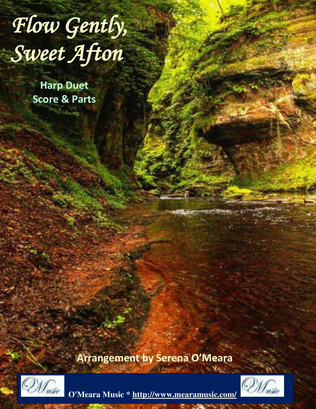 Book cover for Flow Gently, Sweet Afton, Harp Duet