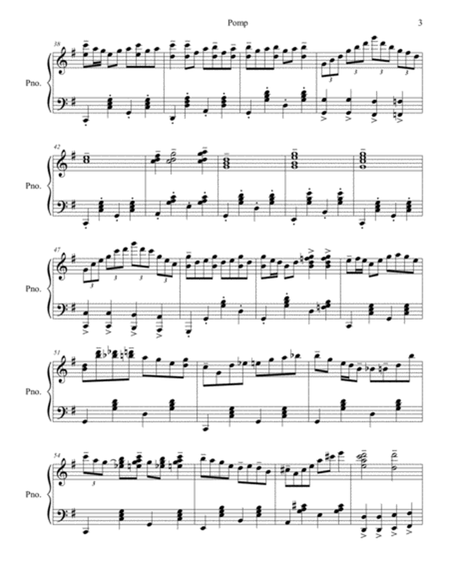 Pomp and Circumstance Ragtime Arrangement image number null