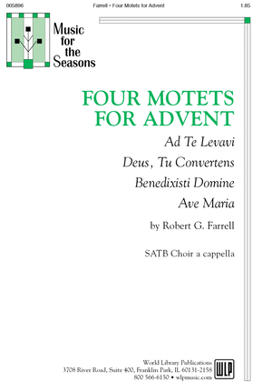 Book cover for Four Motets for Advent