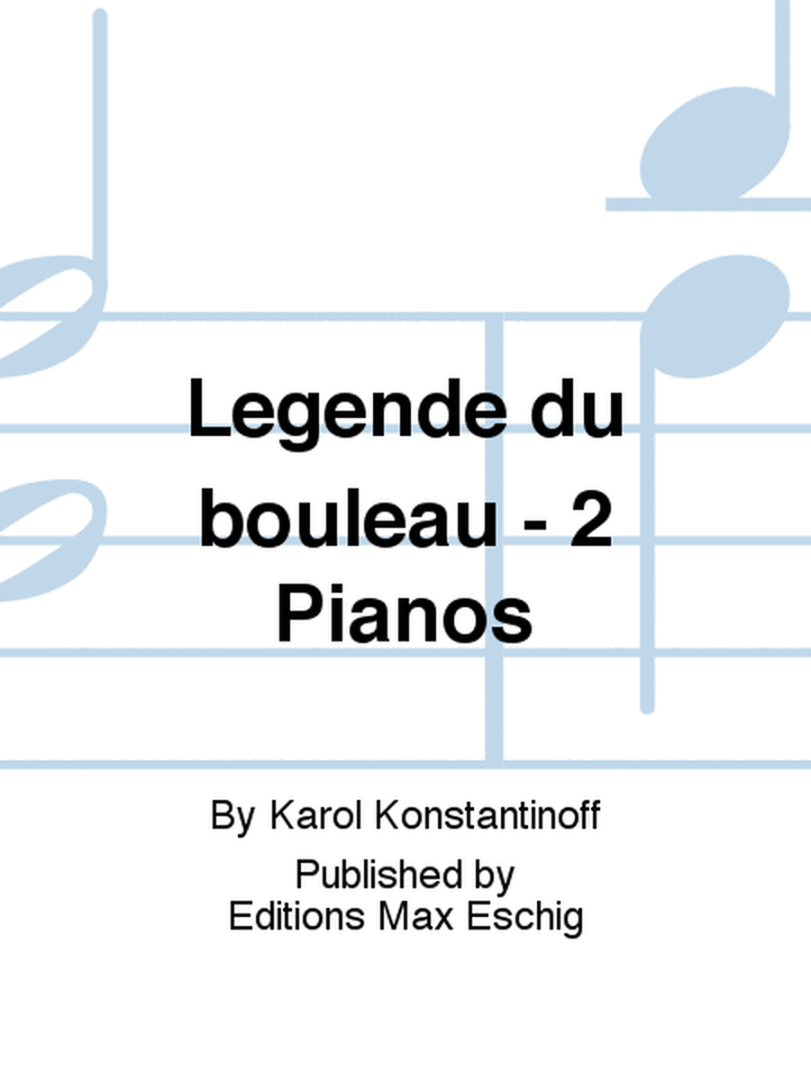 Legende du bouleau - 2 Pianos