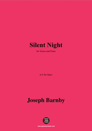 Book cover for Barnby-Silent Night,in E flat Major