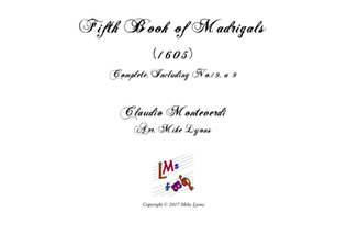 Book cover for Monteverdi - The Fifth Book of Madrigals (1605) - Complete