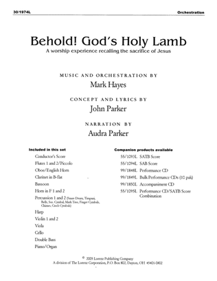 Behold! God's Holy Lamb - Orchestral Score and Parts