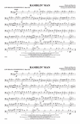 Ramblin' Man: Low Brass & Woodwinds #2 - Bass Clef