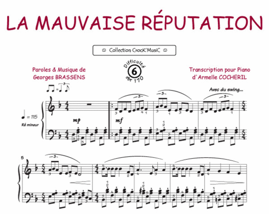 La Mauvaise Réputation (Collection CrocK'MusiC)