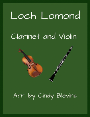 Book cover for Loch Lomond, Clarinet and Violin