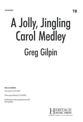 Book cover for A Jolly, Jingling Carol Medley