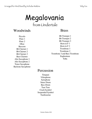 Book cover for MEGALOVANIA (from Undertale)