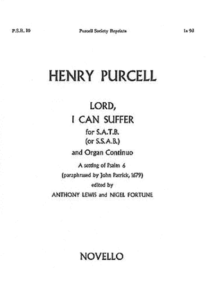 Book cover for Lord, I Can Suffer