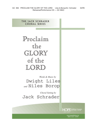 Book cover for Proclaim the Glory of the Lord