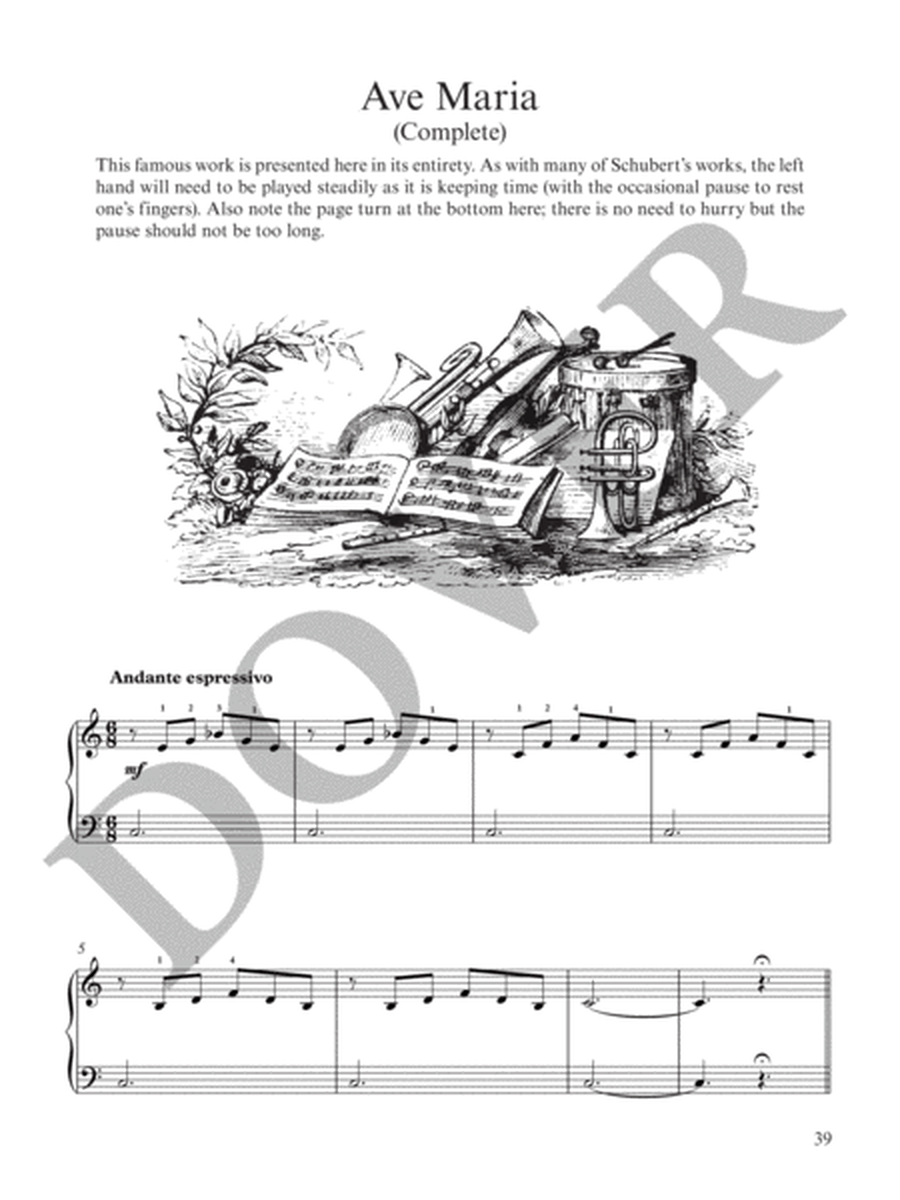 A First Book of Schubert -- For The Beginning Pianist with Downloadable MP3s