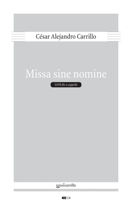 Book cover for Missa sine nomine