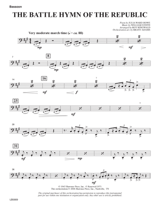 Battle Hymn of the Republic (arr. Roy Ringwald) - Bassoon