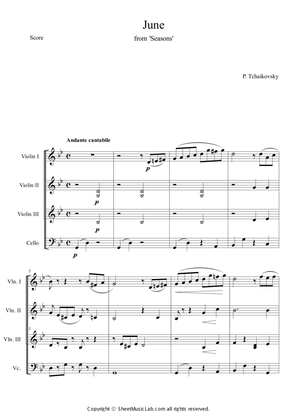 Baracarolle (The seasons No.6: Opus 37a JUNE)