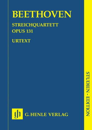 Book cover for String Quartet C Sharp minor Op. 131