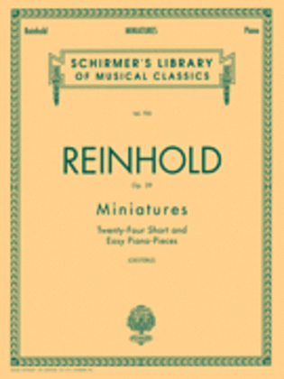 Book cover for Miniatures, Op. 39