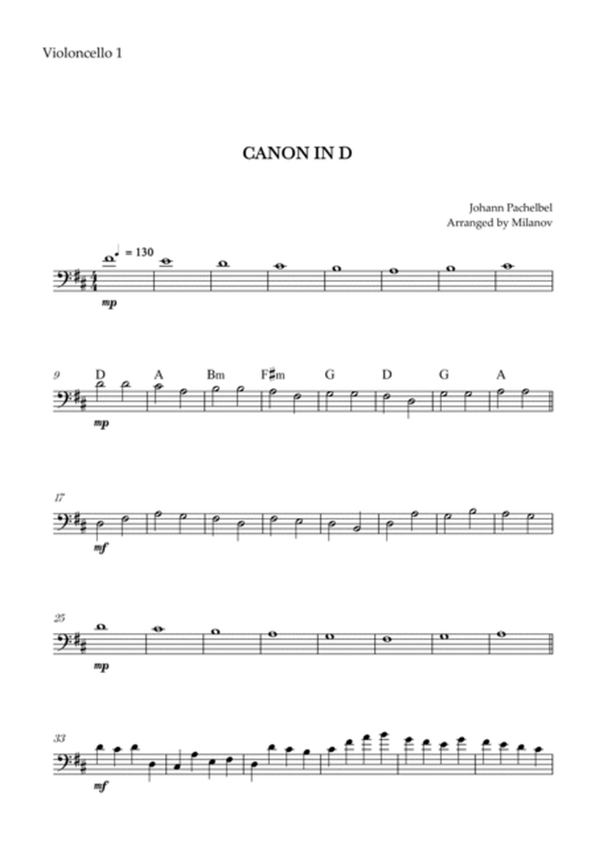 Canon in D | Pachelbel | Cello Duet image number null