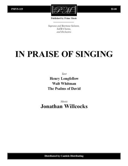 In praise of singing