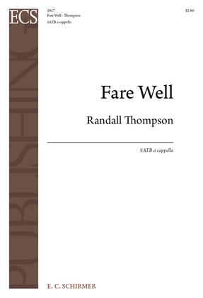 Book cover for Fare Well