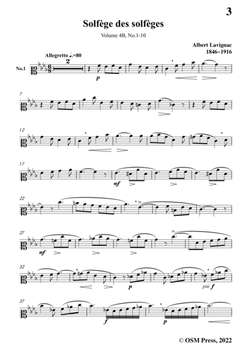 Lavignac-Solfege des solfeges,Volum 4B No.1-10,for Voice image number null