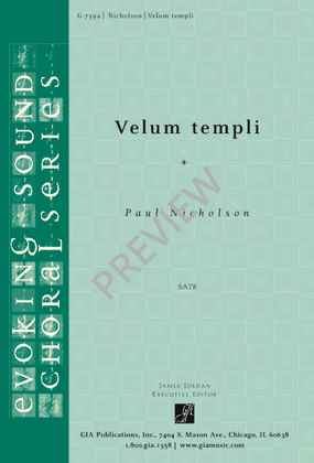 Book cover for Velum templi