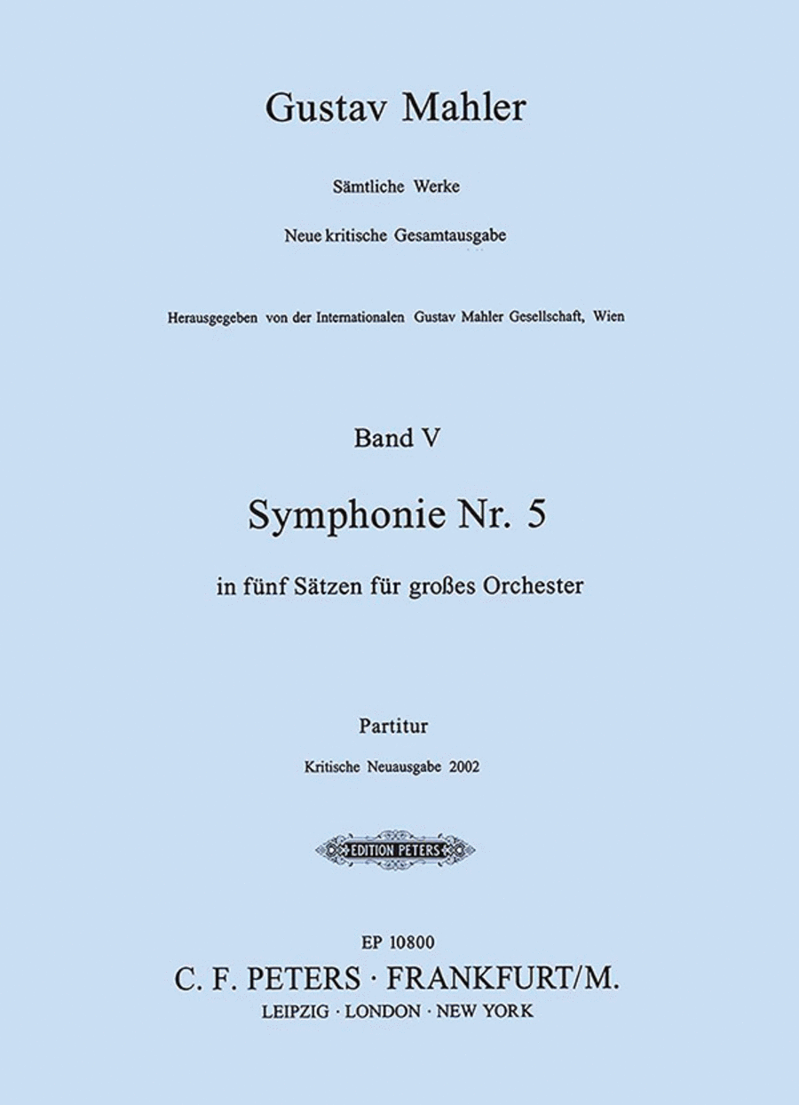 Symphony No.5 (2002 Critical Edition)