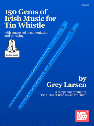 Book cover for 150 Gems of Irish Music for Tin Whistle
