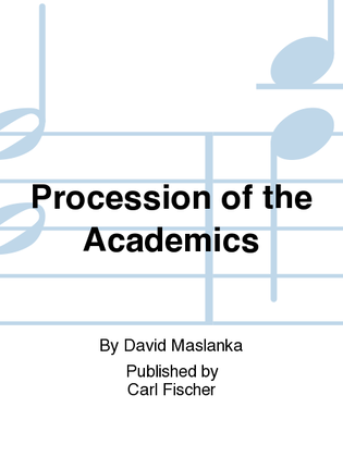 Book cover for Procession of the Academics