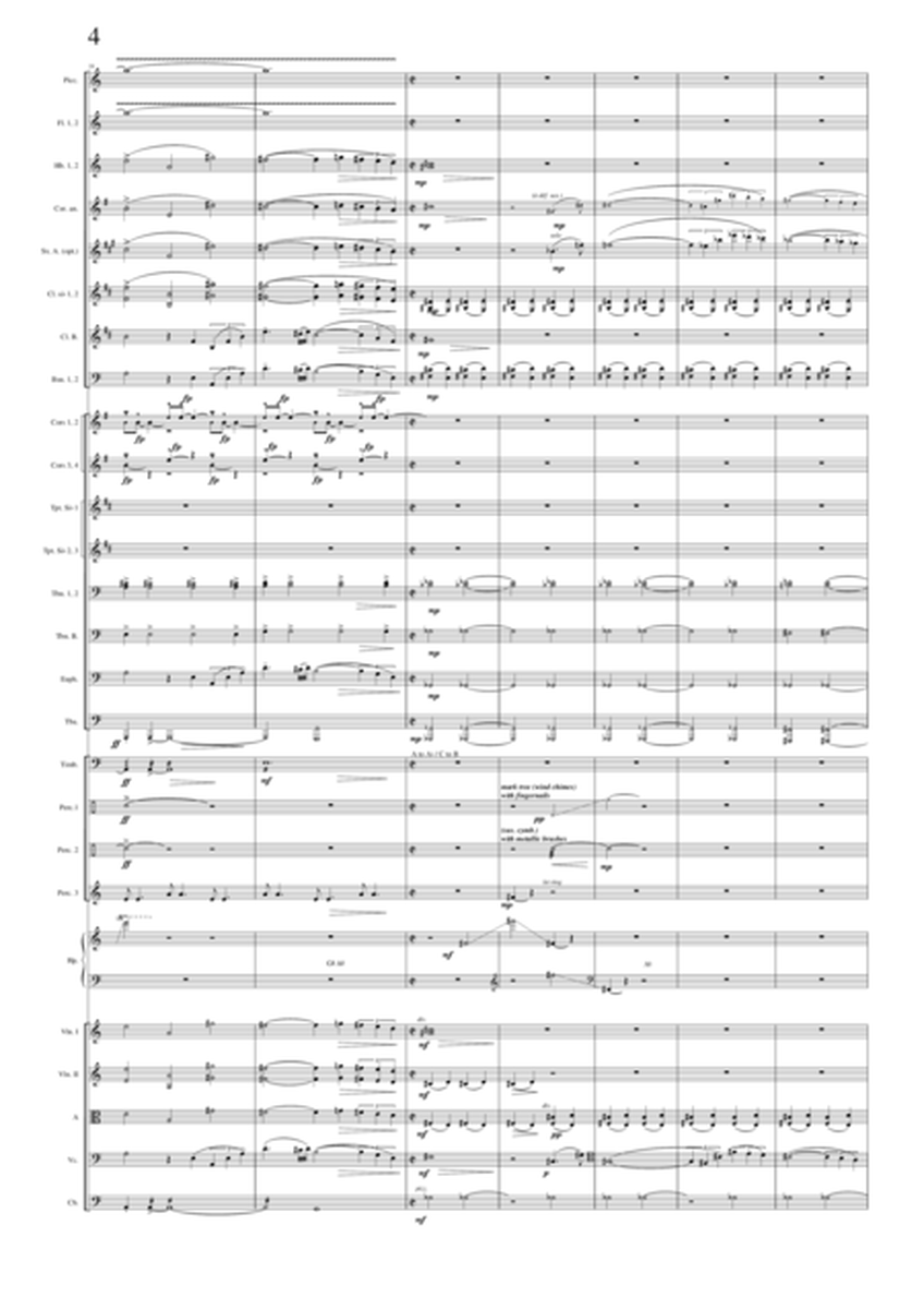 Les murmures du vent (Whispering Wind), transcription for symphonic orchestra - score image number null