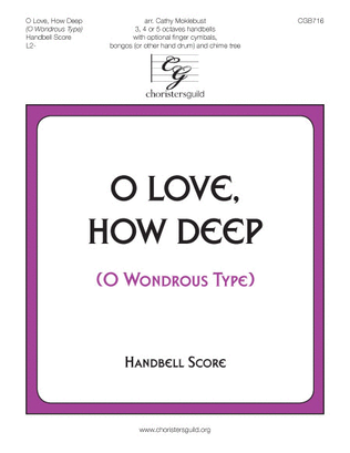 Book cover for O Love, How Deep - Handbell Score