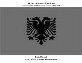 Book cover for Albanian National Anthem for Brass Quintet & Percussion